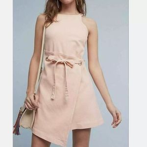 NWOT Holding horses by Anthropologie Regatta Wrap Dress size 12 pink.